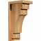 Ekena Millwork Mediterranean Rough Sawn Corbel w/Backplate, Western Red Cedar, 6"W x 8"D x 16"H COR06X08X16MED01RWR - alternate 1